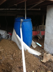 Existing water tank